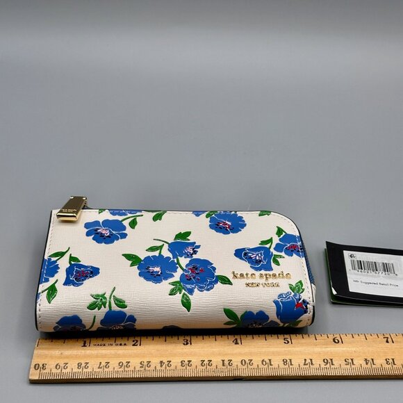 Kate Spade Devin Springtime Blooms Small Slim Bifold Wallet KJ877 NWT - Picture 12 of 14